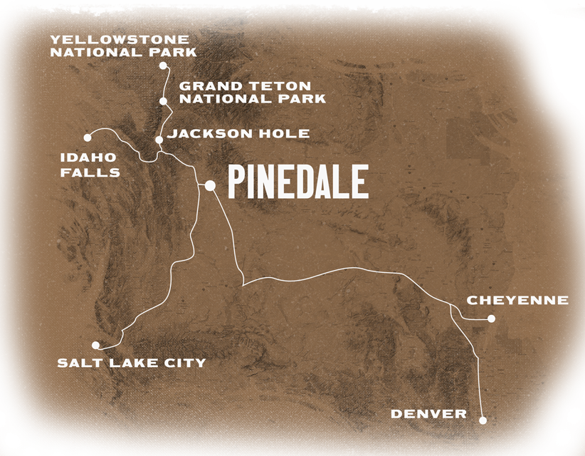 Pinedale Map